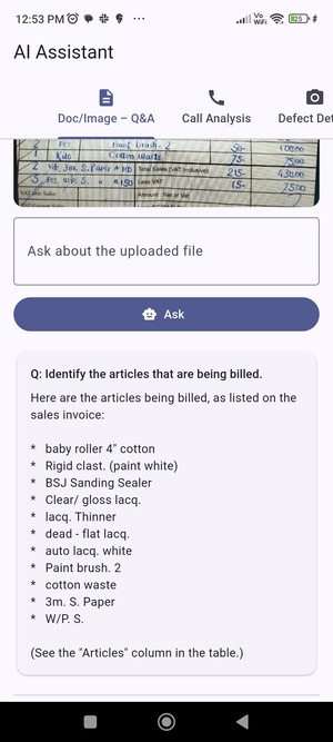 Mobile App AI Scanner
