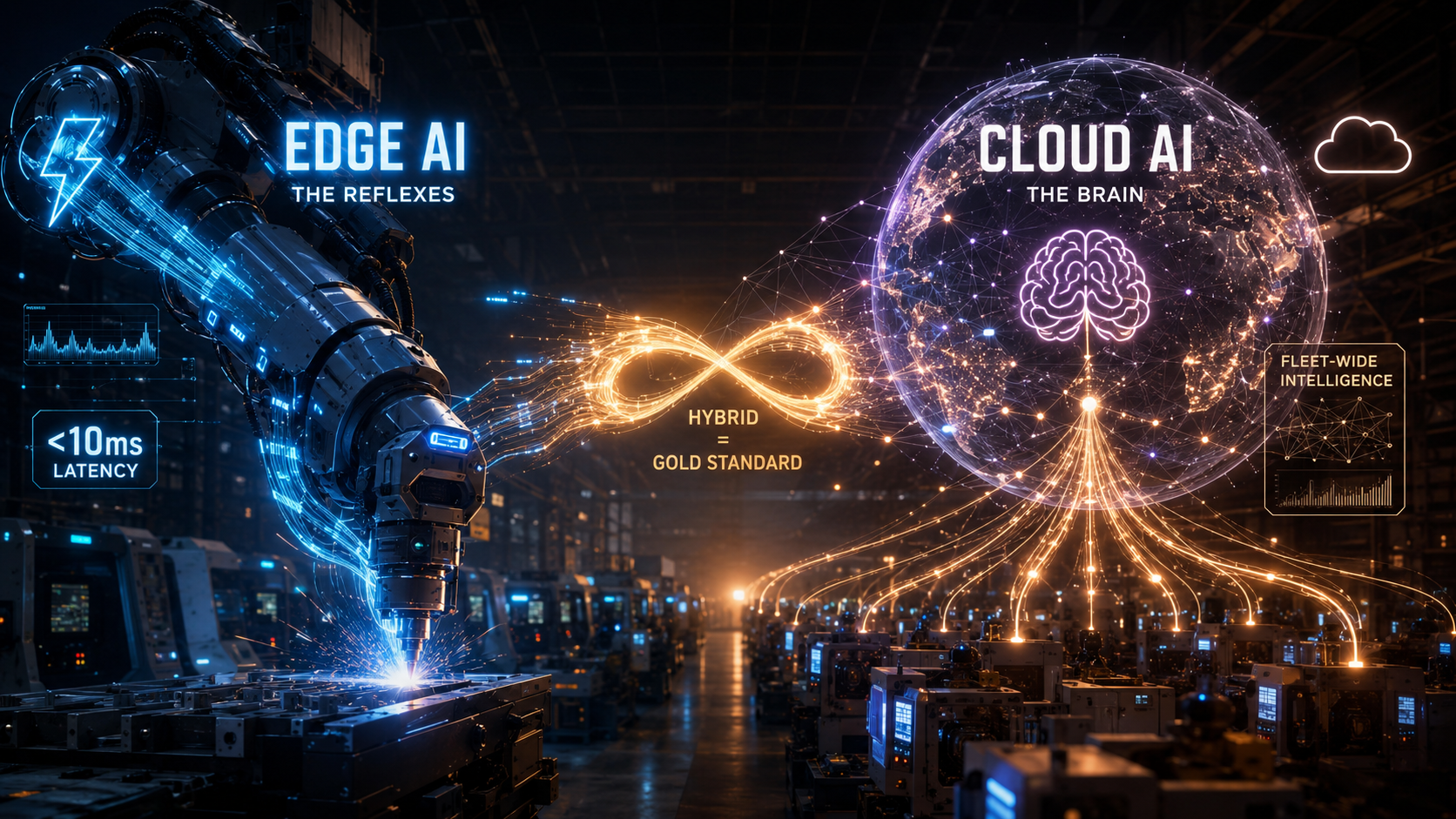 Edge vs. Cloud AI in Manufacturing: A Strategic Architectural Guide