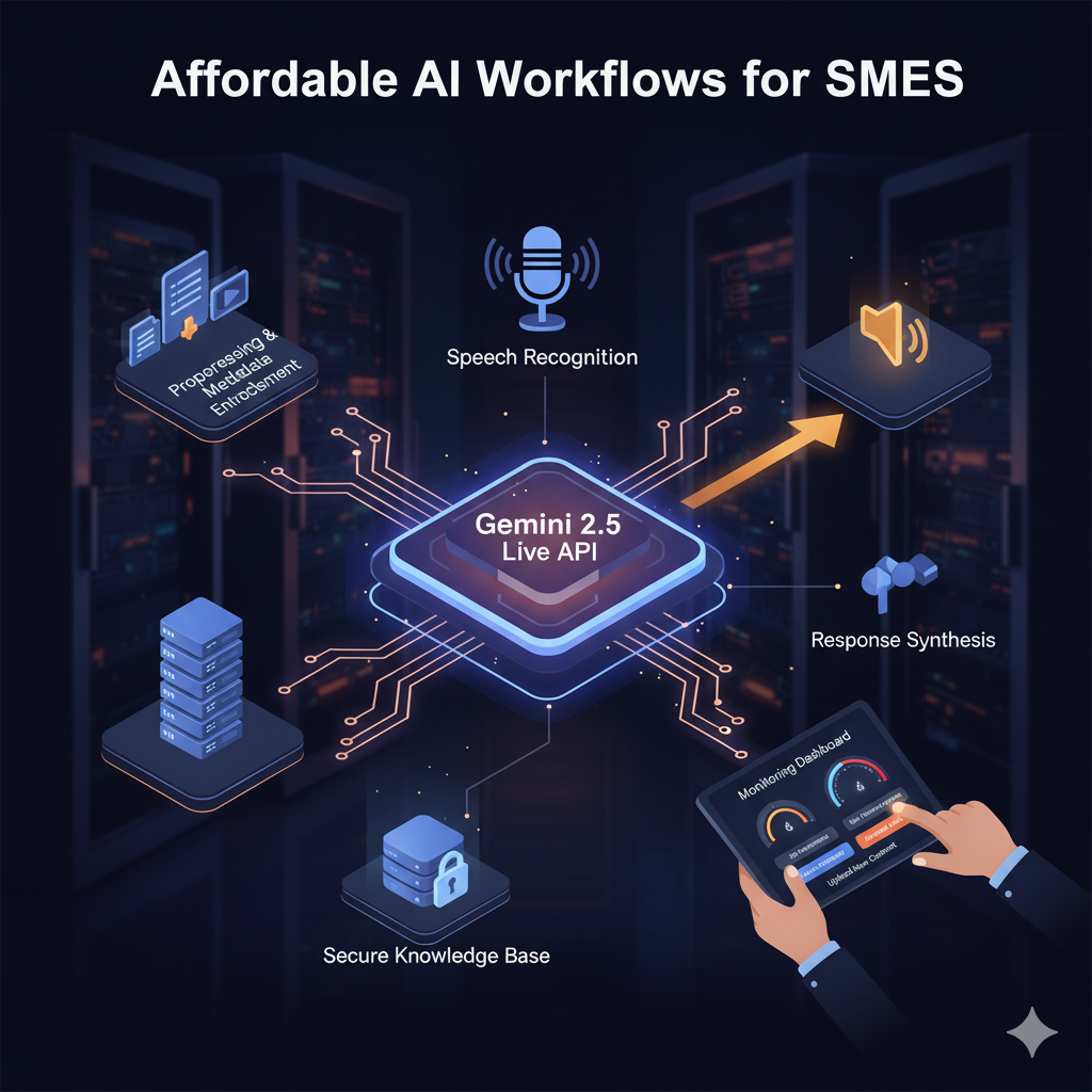 Affordable AI Workflows for SMEs: From Voice Bots to Smart Automation
